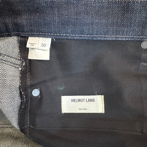 Helmut Lang Indigo 16 Gage Denim Jeans Size 30 New Never Worn